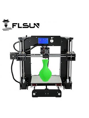 FLSUN Upgraded DIY Desktop 3D Printer Reprap Kit, High Accuracy Self-Assembly Tridimensional FDM Printer, Multicolor Pri