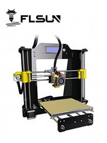 FLSUN DIY 3D Printer Kit with Heated Bed, 1KG PLA Filament and LCD Display