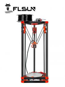 FLSUN DIY 3D Printer Kit of Kossel Delta with Heated Bed, 1KG PLA Filament and LCD Display